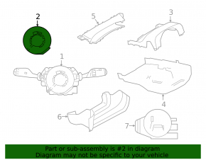 Steering wheel cable BMW X3 G01 18-21