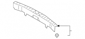 Mitsubishi Outlander Sport ASX 10 Trunk Door Trim - Scratches