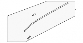 Roof lining right Mitsubishi Outlander Sport ASX 10-23 without plug