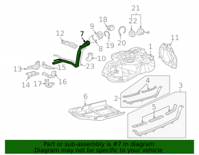 Lexus RX400h 06-08 Fuel Filler Neck