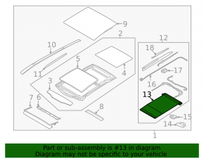 Kia Sportage 23-26 gray panoramic sunshade