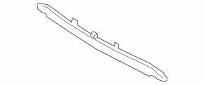 Hyundai Accent 18-23 front bumper lower grille