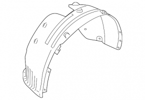 Front left fender liner Hyundai Santa FE 19-20