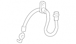 Front left brake hose Lexus ES250 ES300h ES350 19-26