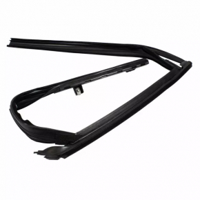 Upper rear right door molding Lincoln MKZ 13-16 chrome with glass seal