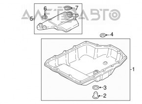 Automatic transmission pan Mazda CX-5 17 AWD