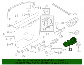 Lincoln Corsair 20-26 front left window control