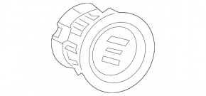 Land Rover Discovery 17-25 start-stop button