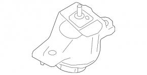 Right engine mount for Land Rover Range Rover Velar 21-25 2.0