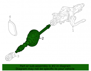 Steering column shaft Volkswagen ID.4 21-23