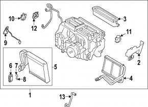 Nissan Altima 19-25 Heater Radiator