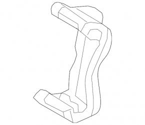 Front right brake caliper bracket for Lexus NX200t NX300 NX300h 15-21