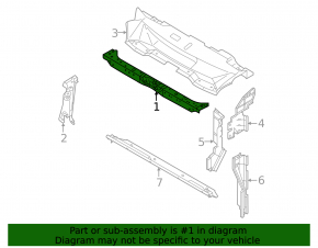Mitsubishi Outlander 22-25 TV top bar