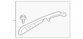 Left hood-fender seal for Toyota Camry V50 12-14 USA