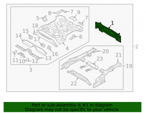 Rear panel Hyundai Tucson 16-18 set 4 parts