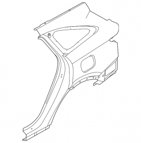 Kia Sorento 21-25 HEV rear right quarter wing
