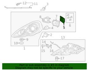 Ignition unit for the Porsche Panamera 14-16