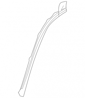 Door seal side rear left GMC Terrain 18- rear