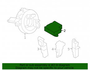 SRS airbag module, airbag computer, Audi Q5 8R 09-17