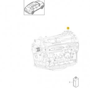Automatic transmission assembly Porsche Cayenne 958 11-17 3.6 98.2k 8/10