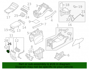 Hyundai Santa FE 21-23 center console charging port