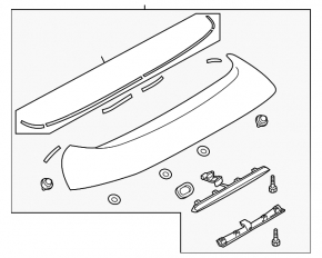 Mazda3 MPS 09-12 Tailgate Spoiler