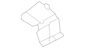 Front bumper bracket left Mazda CX-30 20- small