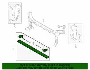 Ford F-150 15-20 Series Bottom TV Bar