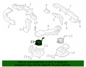 Battery Cooling Fan Right Ford Fusion mk5 13-20 Plug-in