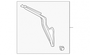 Left tailgate tilt sensor for Land Rover Range Rover Evoque 19-23