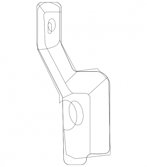 Rear left door limiter Porsche Cayenne 19-26