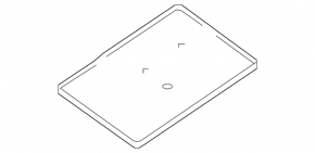 Battery tray Nissan Maxima A36 16-18