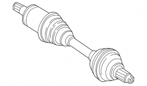 Front left axle shaft BMW X5 F15 14-18 M, 4.4T AWD