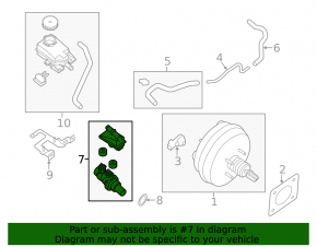 Nissan Murano Z52 15-24 Brake Master Cylinder with Reservoir