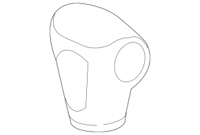 Gear knob Hyundai Ioniq 17-22 HEV, PHEV leather black