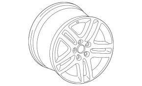 Wheel disk R20 Audi Q7 4L 10-15 9j et60