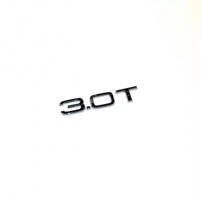 The 3.0T tailgate emblem for the Audi Q7 4L 10-15 chrome