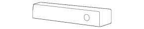 Headlight mount lower right Lexus LS460 07-09