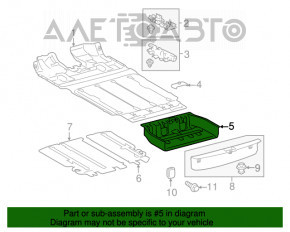 Trunk floor Toyota Sienna 11-20