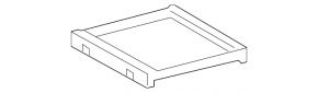 Toyota Prius V 12-17 armrest compartment shelf