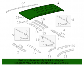 Metal roof Toyota Sequoia 08-12