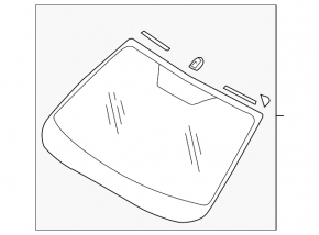 Subaru XV Crosstrek 13-13 Windshield