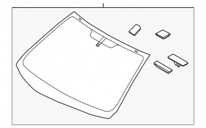 Windshield Hyundai Elantra AD 17-20