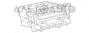Lexus ES300 ES330 Tape Player, CD Changer, Radio, Panel