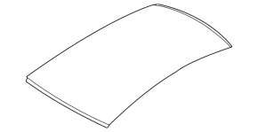 Roof metal Audi Q5 8R 09-15 without sunroof
