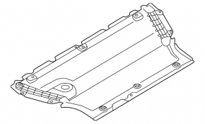 Engine protection Audi A4 B9 17-19