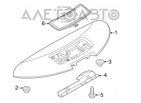 Nissan Leaf 11-12 trunk spoiler with solar panel