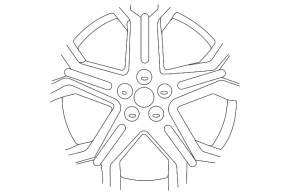 Wheel disk R19 Ford Edge 15-16