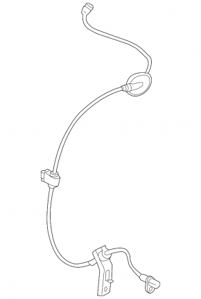 ABS sensor rear right Mazda 6 18-21 under electric handbrake