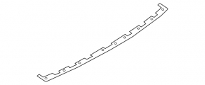 Ford Explorer 20 rear bumper molding - chrome, scratches, broken mount